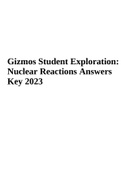 Gizmos Student Exploration: Nuclear Reactions Answers Key 2023