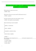 BIO264 EXAM 4 Q&A ELABORATON WITH CORRECT ANSWERS