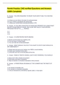 Permit Practice &vert;342 verified Questions and Answers &lpar;100&percnt; Complete&rpar;