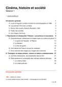 Notes de cours Cinéma Histoire et Sociétés L1 ADS