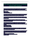RPF exam the 462 Questions Completely Solved 100&percnt; Updated