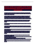 DCF FL Child Care &lpar;CGDR&rpar; Child Growth and Development &lpar;2019&rpar; latest questions and answers