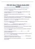 PSY 201 Quiz 7 Study Guide 