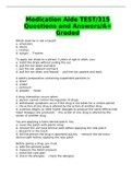 MEDICATION AIDE EXAMS