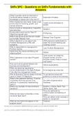 SAFe SPC - Questions on SAFe Fundamentals with Answers&period; 100&percnt; Correct