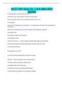 ACCT 201 Quiz Ch&period; 7 & 8 Q&A 2023  Update