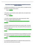 NR 509 WEEK 1 QUIZ QUESTION AND ANSWERS &lpar; &lpar;GRADED A&rpar; 