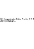 RN Comprehensive Online Practice 2019 B &lpar;REVISED&rpar; Q&As&period;
