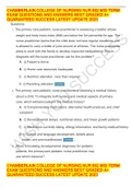 CHAMBERLAIN COLLEGE OF NURSING NUR 602 MID TERM EXAM QUESTIONS AND ANSWERS BEST GRADED A+ GUARANTEED SUCCESS LATEST UPDATE 2023