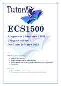 ECS1500 Assignment 3 Semester 1 2023 (859326 )