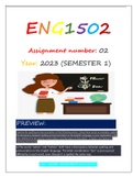 ENG1502 ASSIGNMENT 2 S1 2023