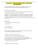 NCLEX RN&colon; 7 EXAM 2022&sol;2023 UPDATE  QUESTIONS AND ANSWERS
