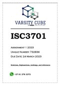 ISC3701 Assignment 1 2023 (732836) quiz