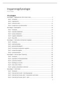 Uitgebreide aantekeningen alle hoorcolleges Inspanningsfysiologie &lpar;BWB226&rpar;