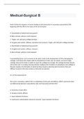  Medical-Surgical B Exam 2023 with complete solutions&lpar;graded A&plus;&rpar;