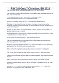 PSY 201 Quiz 7 Christian JSU 2023