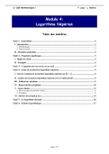 Mathématiques - Logarithme Népérien