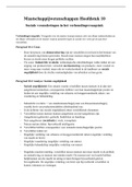Maatschappijwetenschappen Hoofdstuk 10 en 11: verhoudingsvraagstuk en vormingsvraagstuk