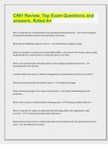 C961 Review&comma; Top Exam Questions and answers&comma; Rated A&plus;