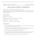 Calculus II Study Exam notes (Practice questions and answers)