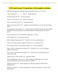 CMA nocti exam&vert; 116 questions&vert; with complete solutions