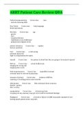 ARRT Patient Care Review Q&A