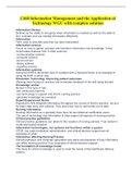 C468 Information Management and the Application of Technology WGU with complete solution