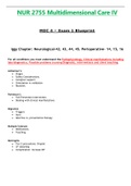 Exam 1 Study Guide&comma; Exam 2 Study Guide & Final &sol; Exam 3 Study Guide&colon; NUR2755 &sol; NUR 2755 &lpar;Latest 2024 &sol; 2025 Updates STUDY BUNDLE WITH COMPLETE SOLUTIONS&rpar; Multidimensional Care IV &sol; MDC 4 &vert; Review Guide Questions and Verified Answers &vert; 100&percnt; Correct &vert; Grade