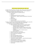 N3481 Psychiatric Mental Health Study Guide Exam 2022-2023