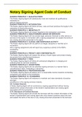 Notary Signing Agent Code of Conduct