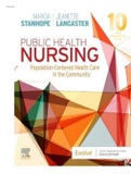 &colon; Public Health Nursing&colon; Population-Centered Health Care in the Community&comma; 10th Edition