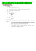 NR 341 REVIEW GUIDE 2023 VERIFIED  100&percnt; PERFECT SOLUTIONS 
