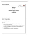 COS3701 Jan/Feb Supplementary Exam Paper 2023