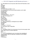 FP-C/CCP-C diagnostic exam 2023 Questions and Answers