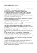 Leadership Practice 2019 A &ndash; Questions And Answers