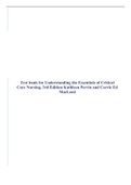 Test bank for Understanding the Essentials of Critical Care Nursing&comma; 3rd Edition Kathleen Perrin and Carrie Ed MacLeod