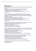 OB exam 2&period;2023 with complete solutions questions and answers