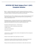 NYSTCE CST Examination Bundle &lpar;2023 - 2024&rpar; With Complete Solution