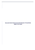CELLULAR AND MOLECULAR IMMUNOLOGY 9TH EDITION ABBAS TEST BANK