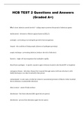 HCB TESTS Exam Study Bundle &lpar;With Complete Solution&rpar;