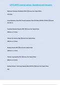 CPFT&sol; RPFT BUNDLED EXAMS WITH COMPLETE SOLUTIONS 