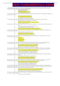 HESI FUNDAMENTALS EXAM 2021
