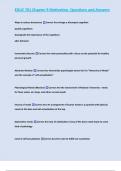 EDUC 701 Chapter 9 Motivation- Questions and Answers