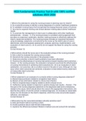 HESI Fundamentals Practice Test B-with 100&percnt; verified solutions-2023-2024