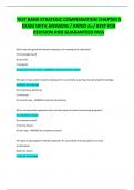 TEST BANK STRATEGIC COMPENSATION CHAPTER 5  EXAM WITH ANSWERS &sol; RATED A&plus;&sol; BEST FOR  REVISION AND GUARANTEED PASS