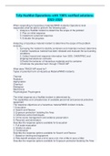 Tcfp HazMat Operations-with 100&percnt; verified solutions-2023-2024