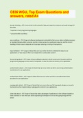 C836 WGU&comma; Top Exam Questions and answers&comma; rated A&plus;