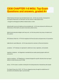 C836 CHAPTER 1-6 WGU&comma; Top Exam Questions and answers&comma; graded A&plus;