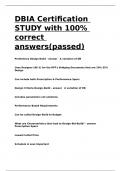 DBIA Certification STUDY with 100- correct answers&lpar;passed&rpar;