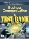 Business Communication&colon; Process & Product 10th Edition by Mary Guffey and  Loewy - All Chapters 1-16 &vert; TEST BANK&period;